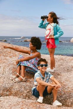 Fat Face FatFace Pink Rosa Tropical Print Dress -Angel & Rocket Shop T52 617s4