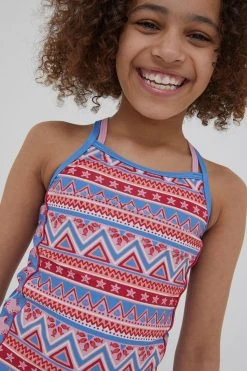 Fat Face FatFace Pink Aztec Tankini Set -Angel & Rocket Shop T52349s3
