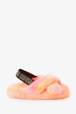 Next Faux Fur Slider Slippers