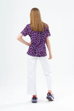 Hype. Purple Funk Leopard T-Shirt -Angel & Rocket Shop T63485s3