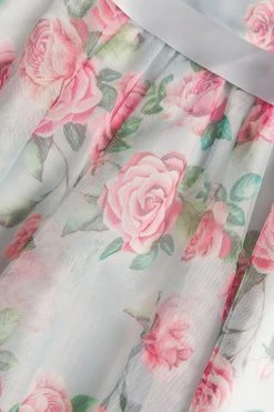 Monsoon Blue Reeta Rose Print Hanky Hem Dress 7 Monsoon Blue Reeta Rose Print Hanky Hem Dress -Angel & Rocket Shop T67535s3