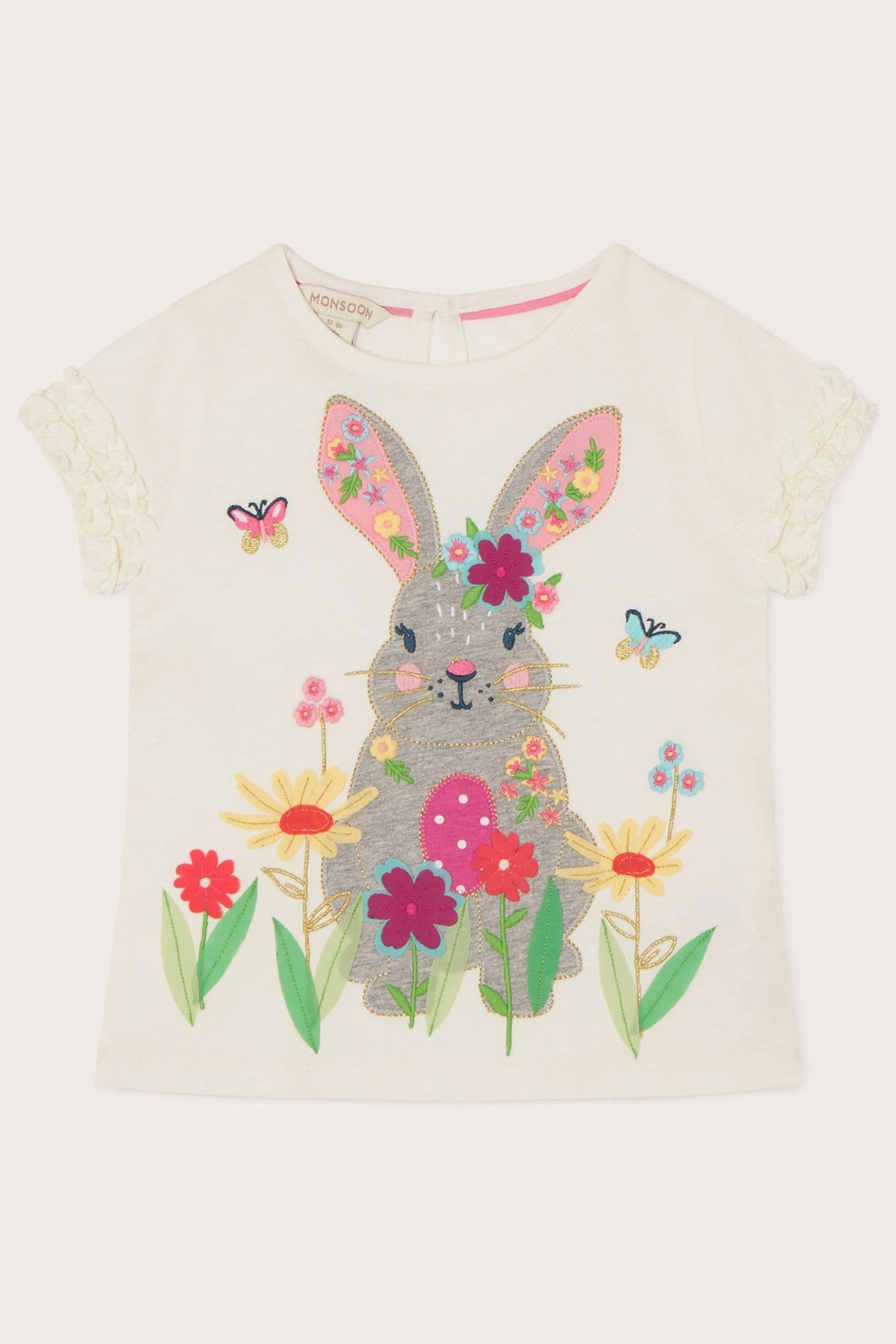 Monsoon Baby Natural Bunny T-Shirt 3 Monsoon Baby Natural Bunny T-Shirt