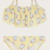 Monsoon Yellow Unicorn Foil Frill Bikini Set -Angel & Rocket Shop T68162s