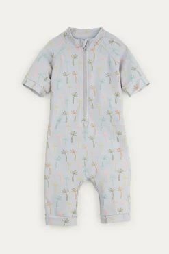 KIDLY Purple Recycled Sun Suit