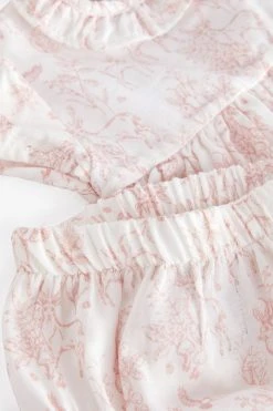 The Little Tailor Pink Woodland Baby Dress And Bloomer Set -Angel & Rocket Shop T77799s8