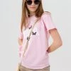 Hype. Pink Butterfly Script T-Shirt -Angel & Rocket Shop T78528s