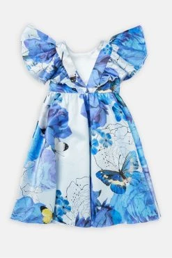 Angel & Rocket Blue Jasmine Floral Dress -Angel & Rocket Shop T80075s10
