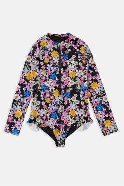 Angel & Rocket Sacha Daisy Black Swim Suit -Angel & Rocket Shop T80080s3