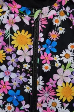 Angel & Rocket Sacha Daisy Black Swim Suit -Angel & Rocket Shop T80080s5