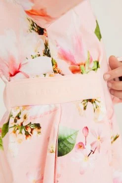 Baker By Ted Baker Pink Floral Jersey Dress -Angel & Rocket Shop T87261s5