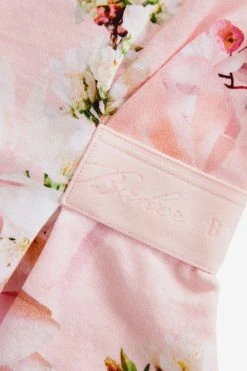 Baker By Ted Baker Pink Floral Jersey Dress -Angel & Rocket Shop T87261s9