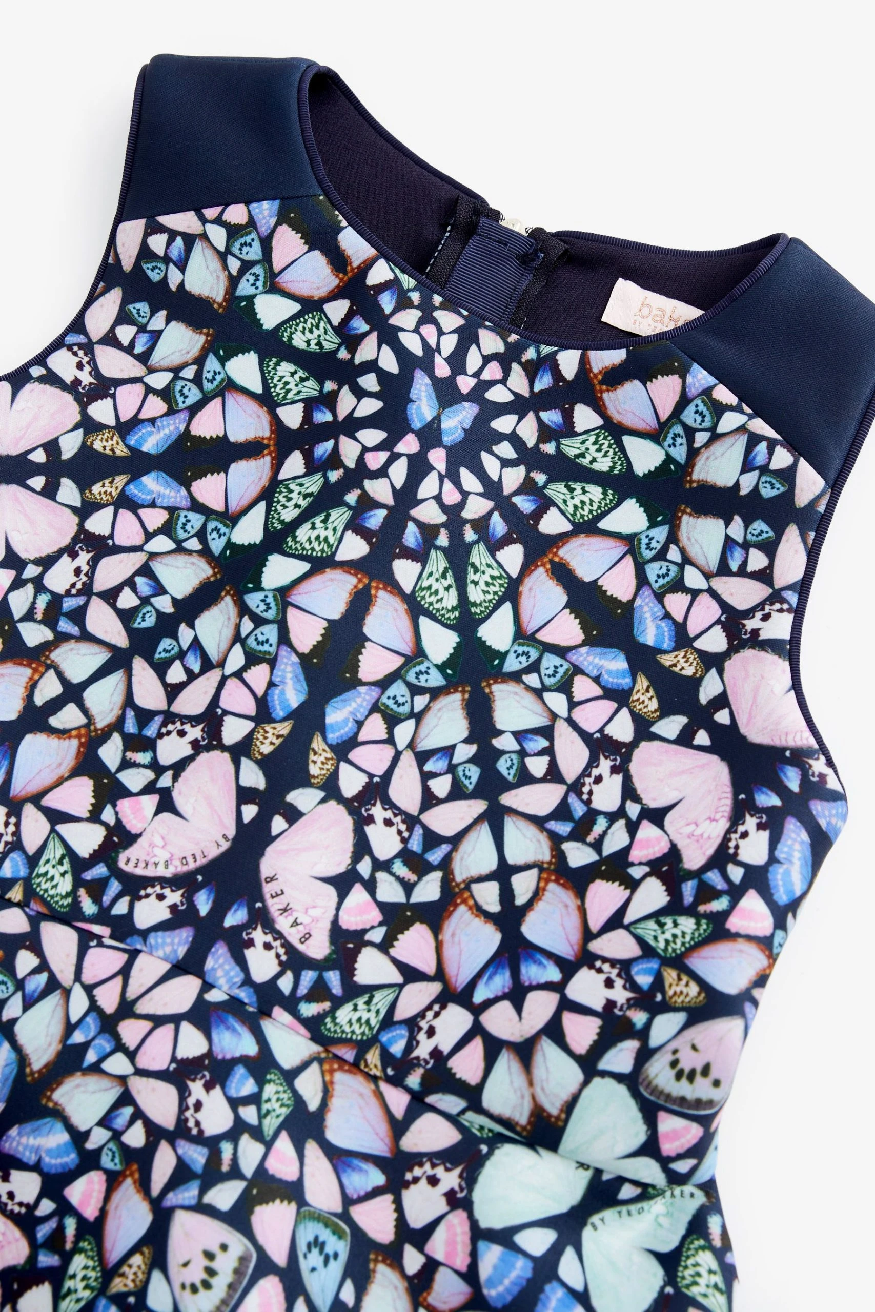 Baker By Ted Baker Purple Butterfly Print Dress 10 Baker By Ted Baker Purple Butterfly Print Dress - Image 8