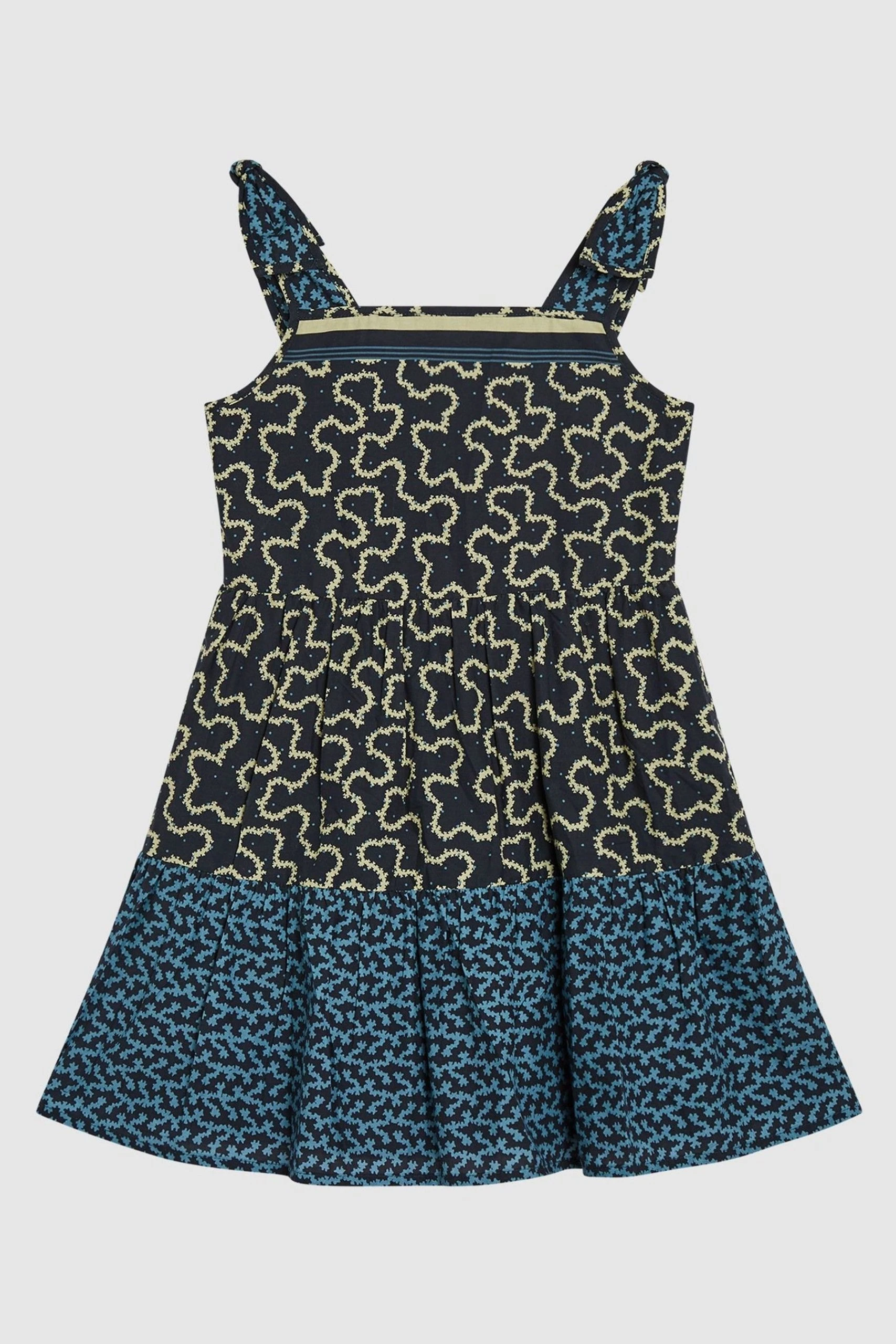 Reiss Rosie Junior Abstract Print Bow Detail Dress 4 Reiss Rosie Junior Abstract Print Bow Detail Dress - Image 2