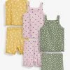 Next Multi Effortless 3 Pack Rib Cami Pyjamas (9mths-8yrs) 1 Next Multi Effortless 3 Pack Rib Cami Pyjamas (9mths-8yrs) -Angel & Rocket Shop U06553s
