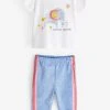Lily & Jack Blue Elephant Print T-Shirt And Legging Set 2-Piece -Angel & Rocket Shop U11856s