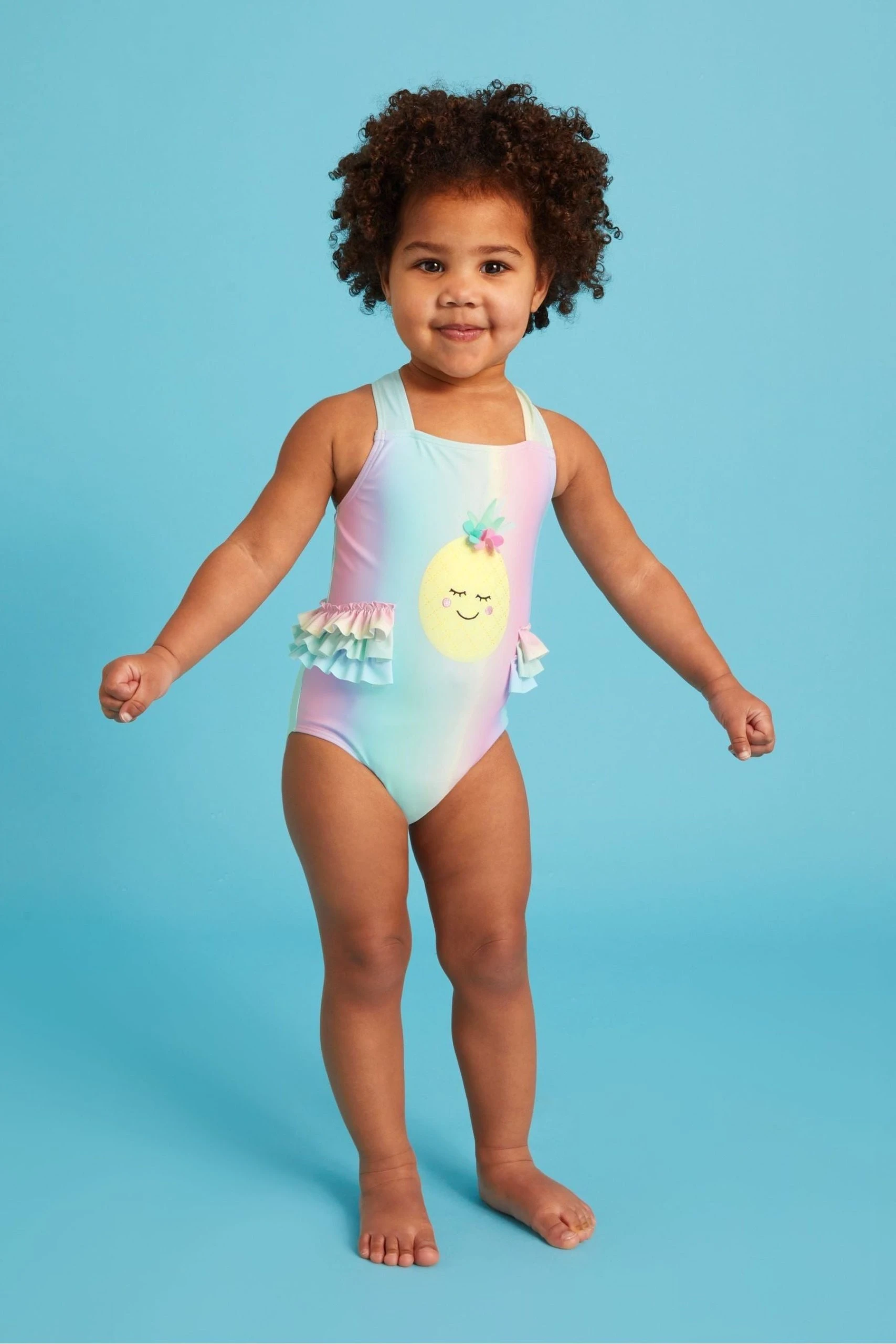 Monsoon Baby Blue Novelty Pineapple Swimsuit 3 Monsoon Baby Blue Novelty Pineapple Swimsuit