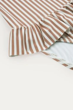 KIDLY Pink Recycled Frill Swimsuit -Angel & Rocket Shop U20708s4