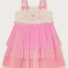 Monsoon Pink Baby Novelty Bunny Disco Dress -Angel & Rocket Shop U22064s