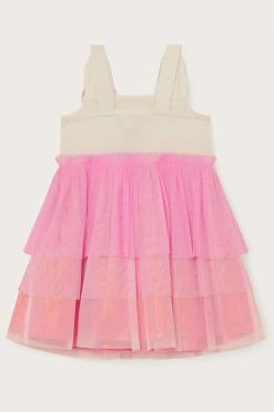 Monsoon Pink Baby Novelty Bunny Disco Dress 6 Monsoon Pink Baby Novelty Bunny Disco Dress -Angel & Rocket Shop U22064s2
