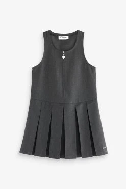 Clarks School Zip Front Pinafore Dress 14 Clarks School Zip Front Pinafore Dress -Angel & Rocket Shop U30 424s5