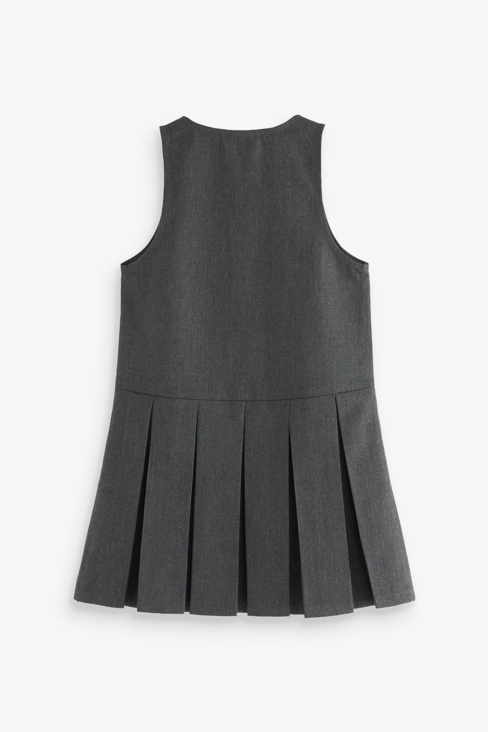 Clarks School Zip Front Pinafore Dress 8 Clarks School Zip Front Pinafore Dress - Image 6
