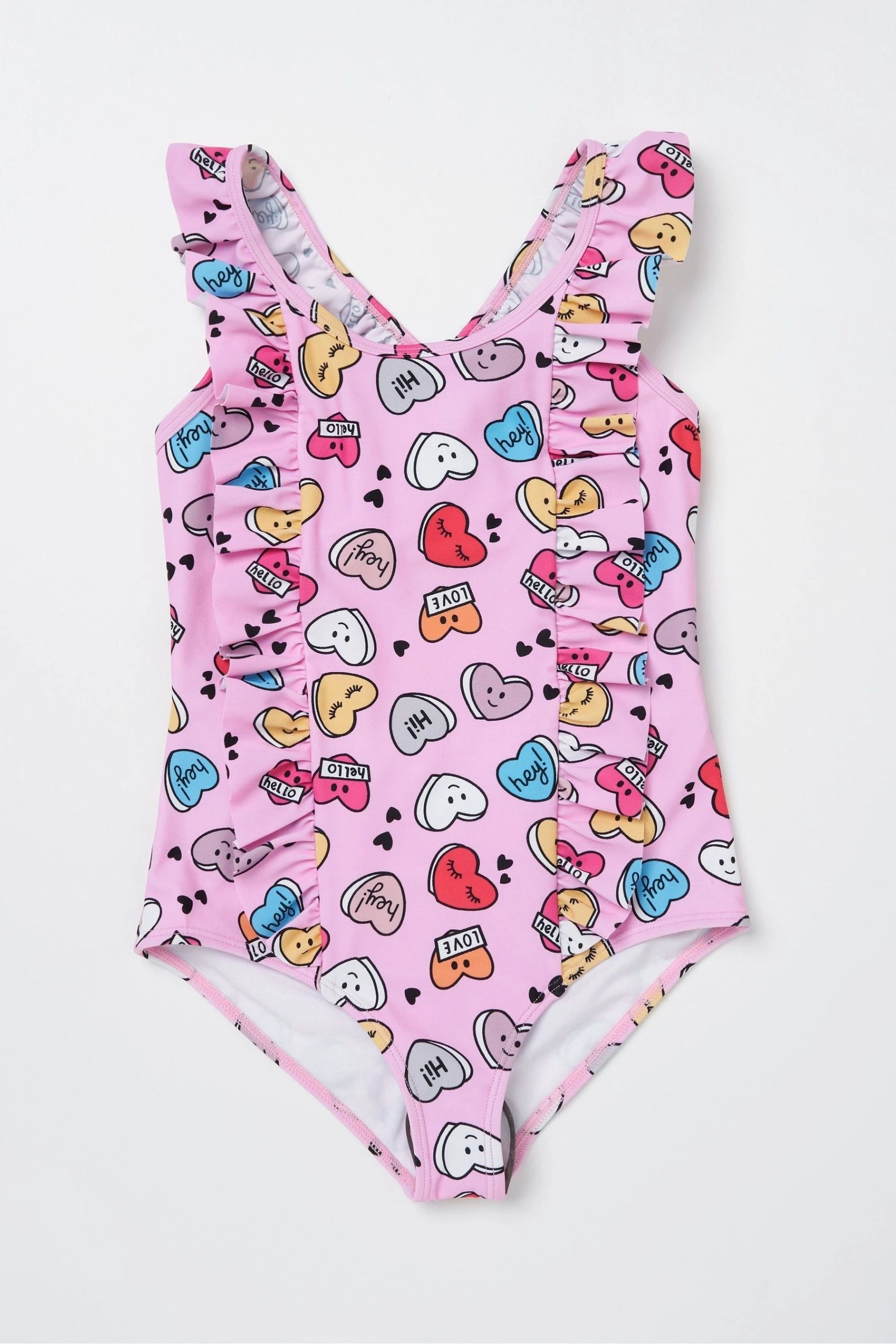 Angel & Rocket Hattie Pink Heart Swimsuit 5 Angel & Rocket Hattie Pink Heart Swimsuit - Image 3