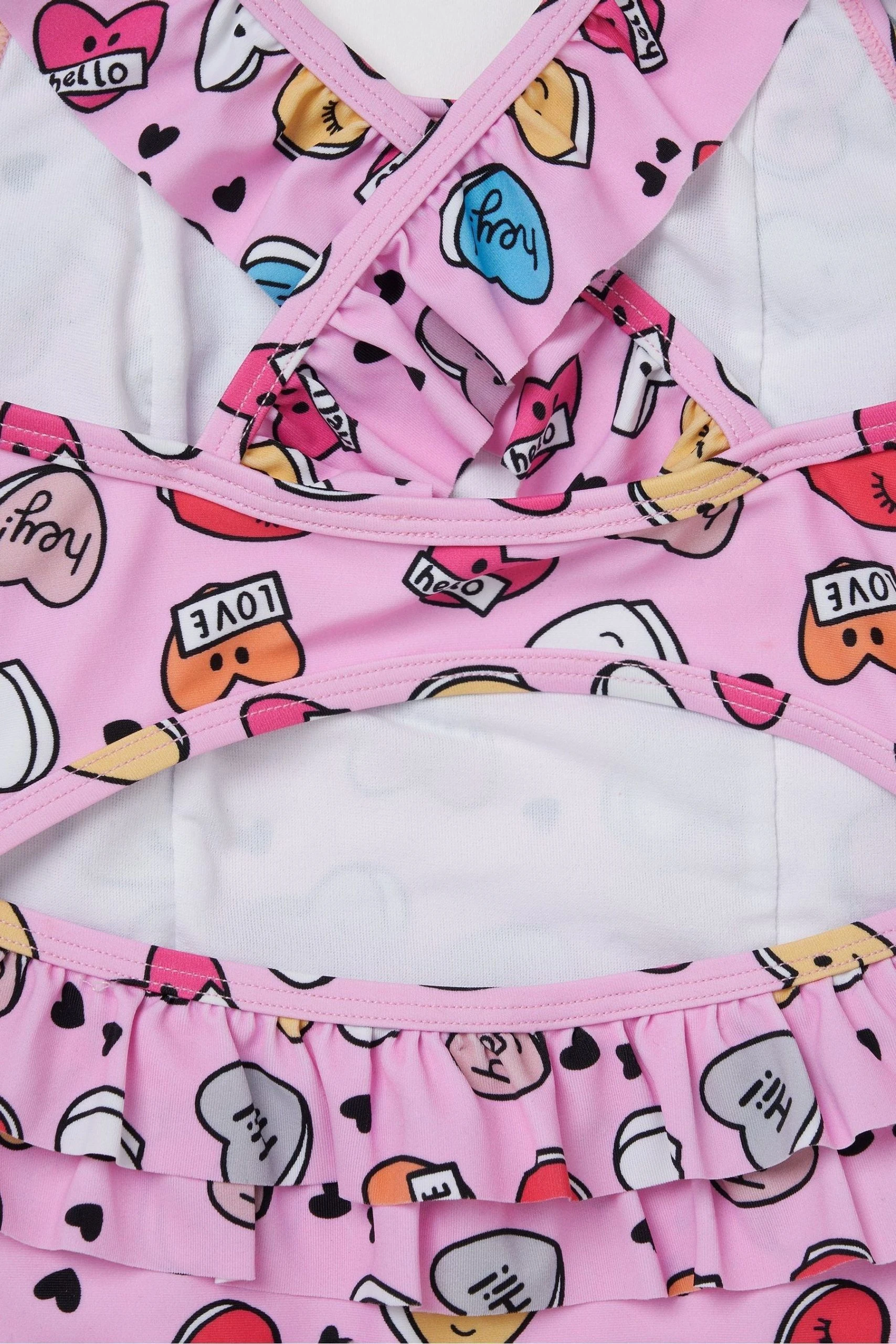 Angel & Rocket Hattie Pink Heart Swimsuit 7 Angel & Rocket Hattie Pink Heart Swimsuit - Image 5