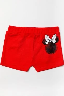 Disney Red Minnie Mouse Top, Shorts And Headband Set 8 Disney Red Minnie Mouse Top, Shorts And Headband Set -Angel & Rocket Shop U45332s3
