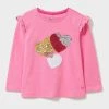 Crew Clothing Company Pink Heart Print Cotton Classic T-Shirt 1 Crew Clothing Company Pink Heart Print Cotton Classic T-Shirt -Angel & Rocket Shop U48758s