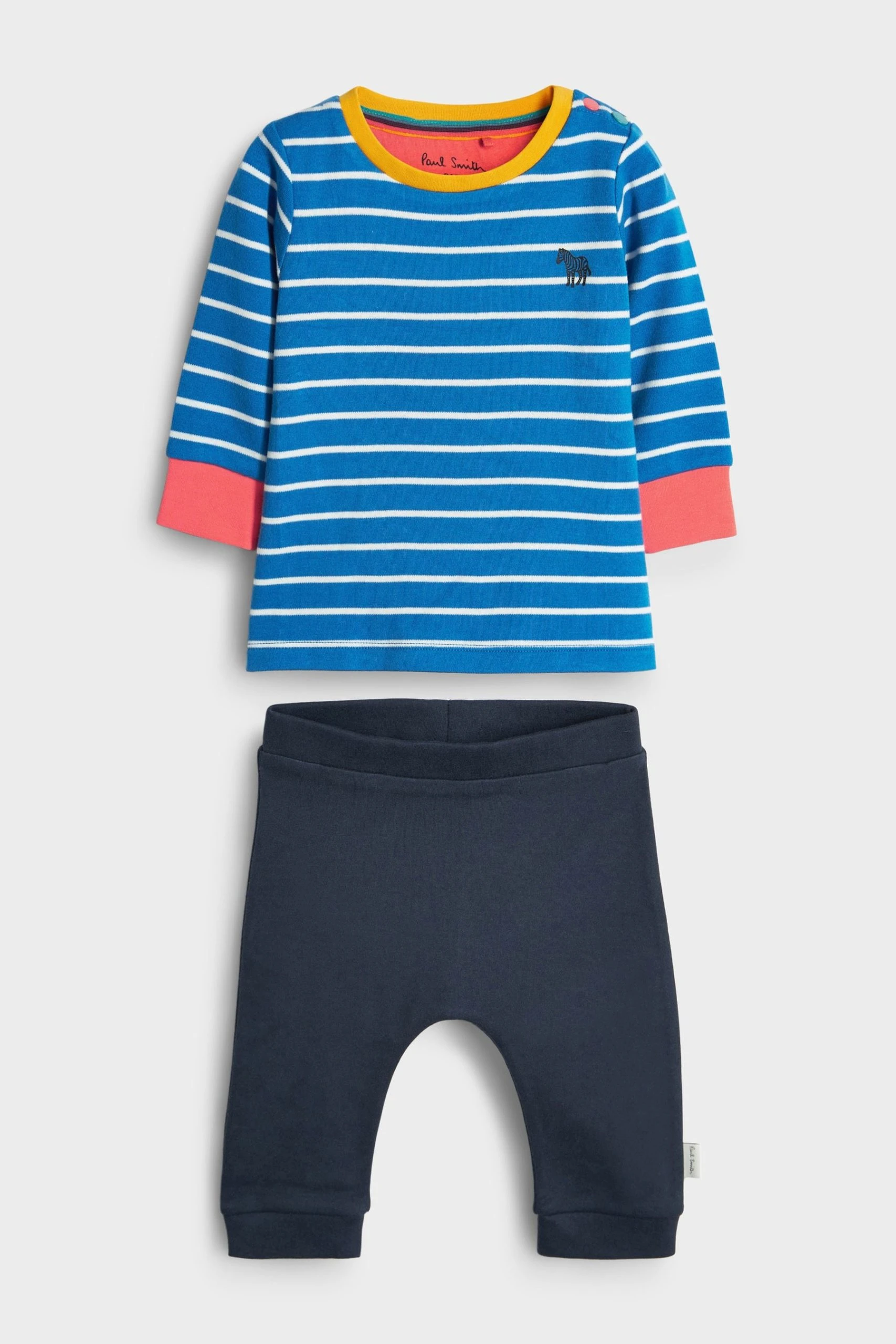 Paul Smith JUNIOR Paul Smith Baby Unisex Long Sleeve T-Shirt & Jogger Set 3 Paul Smith JUNIOR Paul Smith Baby Unisex Long Sleeve T-Shirt & Jogger Set