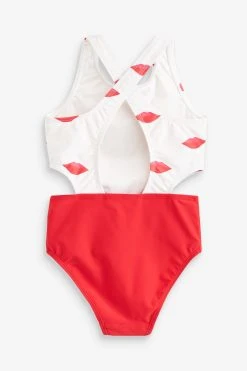 Mint Velvet Lip Print Swimsuit -Angel & Rocket Shop U66795s2