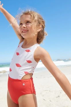 Mint Velvet Lip Print Swimsuit -Angel & Rocket Shop U66795s5