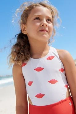 Mint Velvet Lip Print Swimsuit -Angel & Rocket Shop U66795s6