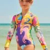 Next Long Sleeved Swimsuit (3-16yrs) -Angel & Rocket Shop U67 073s