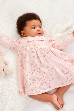 Baker By Ted Baker Pink Glitter Jersey Dress