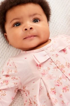 Baker By Ted Baker Pink Glitter Jersey Dress -Angel & Rocket Shop U71195s3