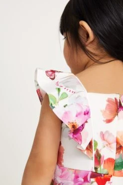 Baker By Ted Baker White Floral Scuba Dress 10 Baker By Ted Baker White Floral Scuba Dress -Angel & Rocket Shop U71304s3