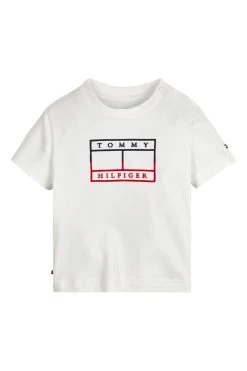 Tommy Hilfiger Baby White Graphic T-Shirt
