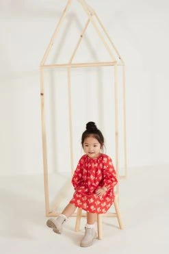 Next Red Printed Poplin Dress (3mths-7yrs) -Angel & Rocket Shop U75 178s2