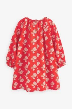 Next Red Printed Poplin Dress (3mths-7yrs) -Angel & Rocket Shop U75 178s5