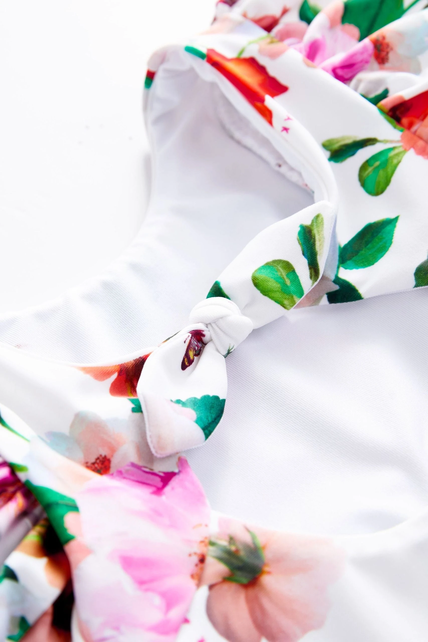 Baker By Ted Baker White Floral Swimsuit 11 Baker By Ted Baker White Floral Swimsuit - Image 9