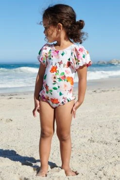 Baker By Ted Baker White Floral Swimsuit 14 Baker By Ted Baker White Floral Swimsuit -Angel & Rocket Shop U76688s5