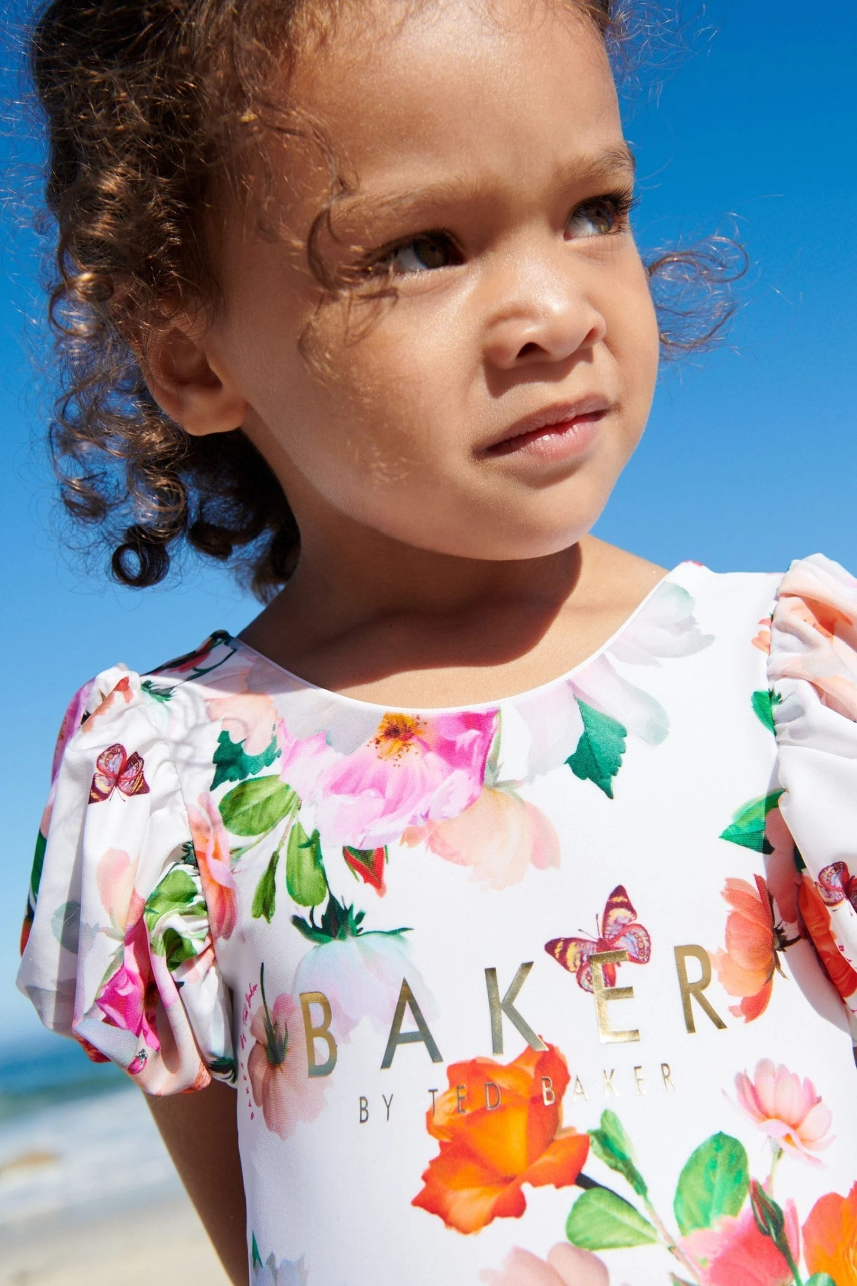 Baker By Ted Baker White Floral Swimsuit 8 Baker By Ted Baker White Floral Swimsuit - Image 6