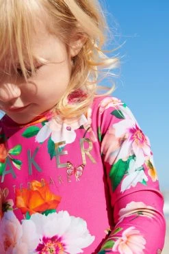 Baker By Ted Baker Pink Floral Sunsafe Swimsuit 15 Baker By Ted Baker Pink Floral Sunsafe Swimsuit -Angel & Rocket Shop U76689s4