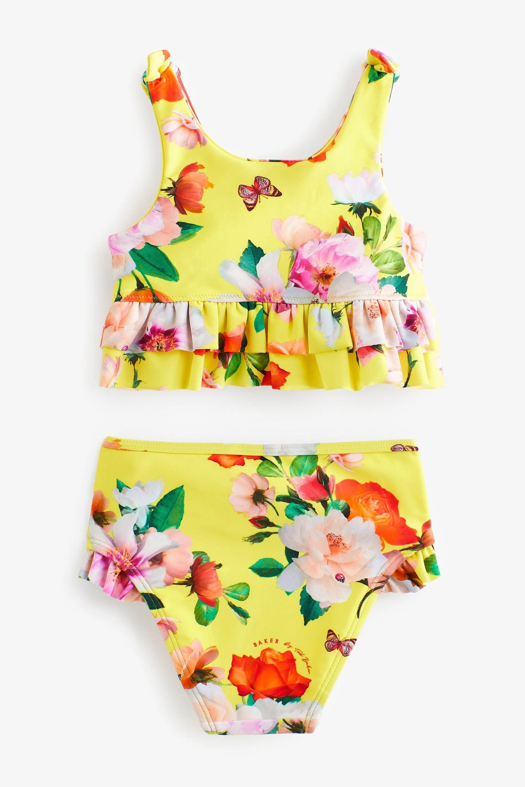 Baker By Ted Baker Yellow Floral Bikini 4 Baker By Ted Baker Yellow Floral Bikini - Image 2