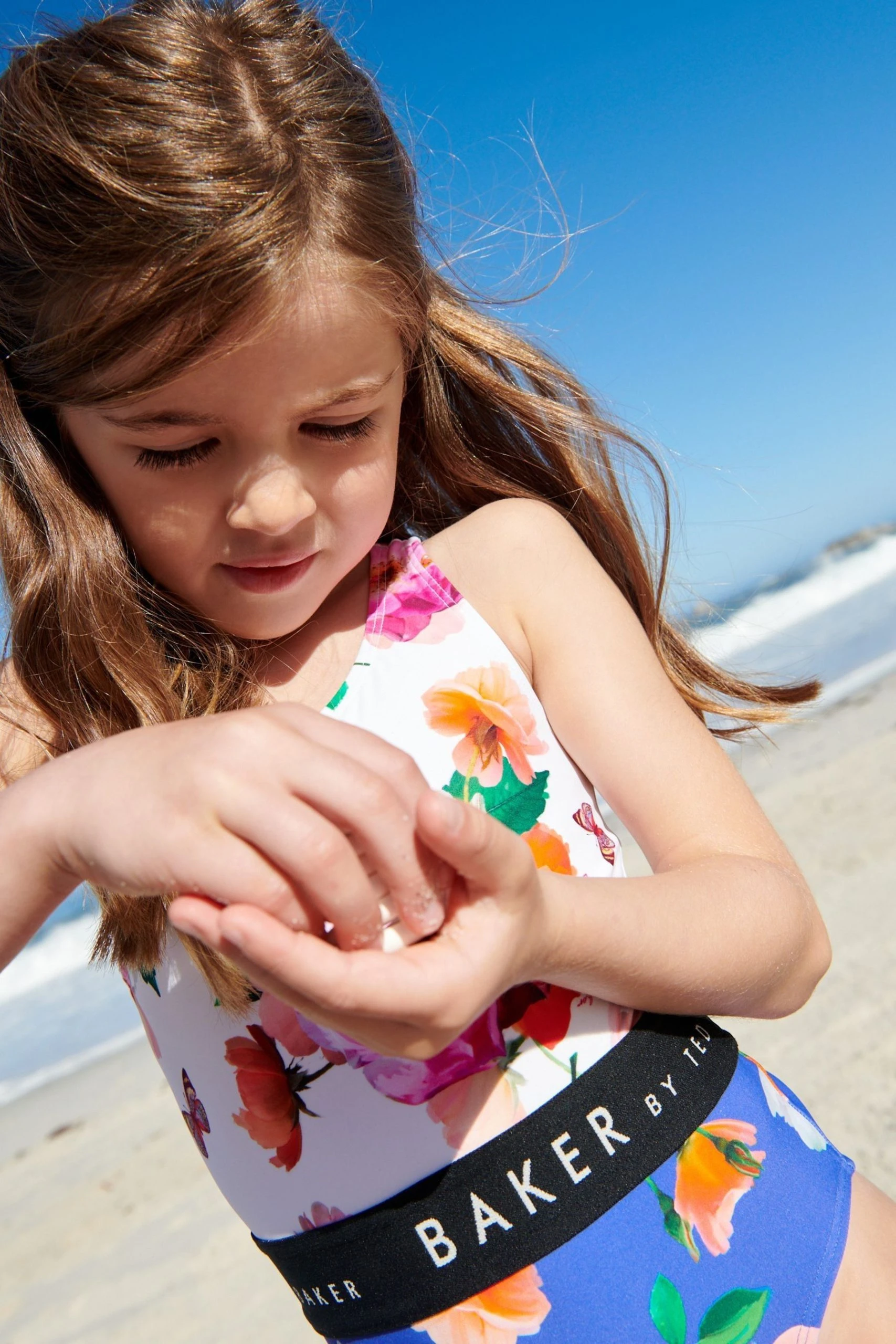 Baker By Ted Baker White Colourblock Swimsuit 7 Baker By Ted Baker White Colourblock Swimsuit - Image 5