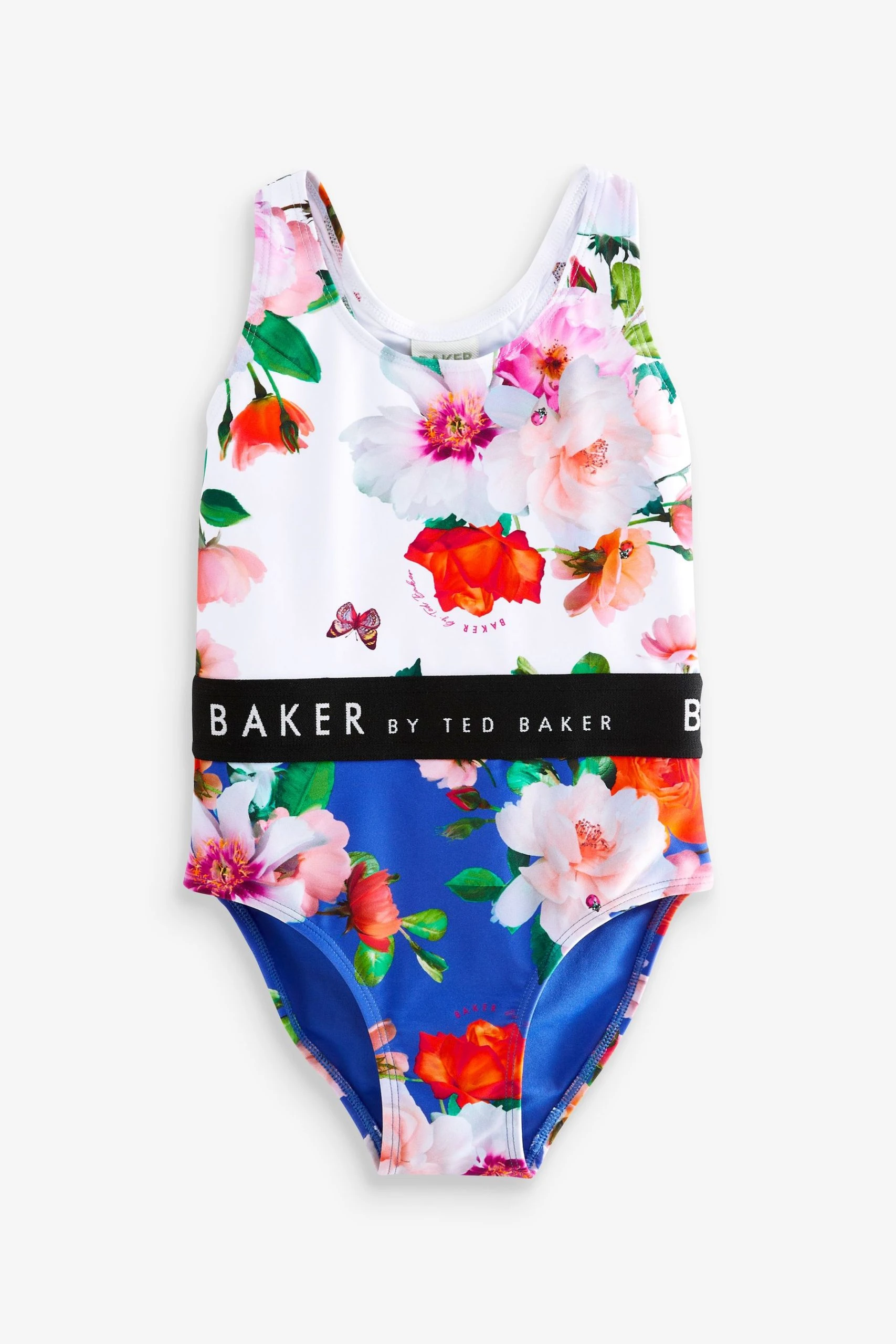 Baker By Ted Baker White Colourblock Swimsuit 8 Baker By Ted Baker White Colourblock Swimsuit - Image 6