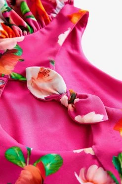 Baker By Ted Baker Pink Floral Swimsuit -Angel & Rocket Shop U76699s10