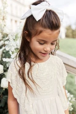 Next Ivory Cream Beaded Chiffon Bridesmaid Dress (3-16yrs) 11 Next Ivory Cream Beaded Chiffon Bridesmaid Dress (3-16yrs) -Angel & Rocket Shop U78 093s4