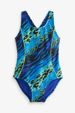 Next Sports Cross-Back Swimsuit (3-16yrs) 10 Next Sports Cross-Back Swimsuit (3-16yrs) -Angel & Rocket Shop U78 623s4